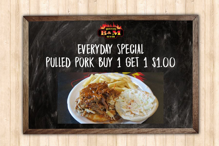 Beckham's B&M BBQ tweet media