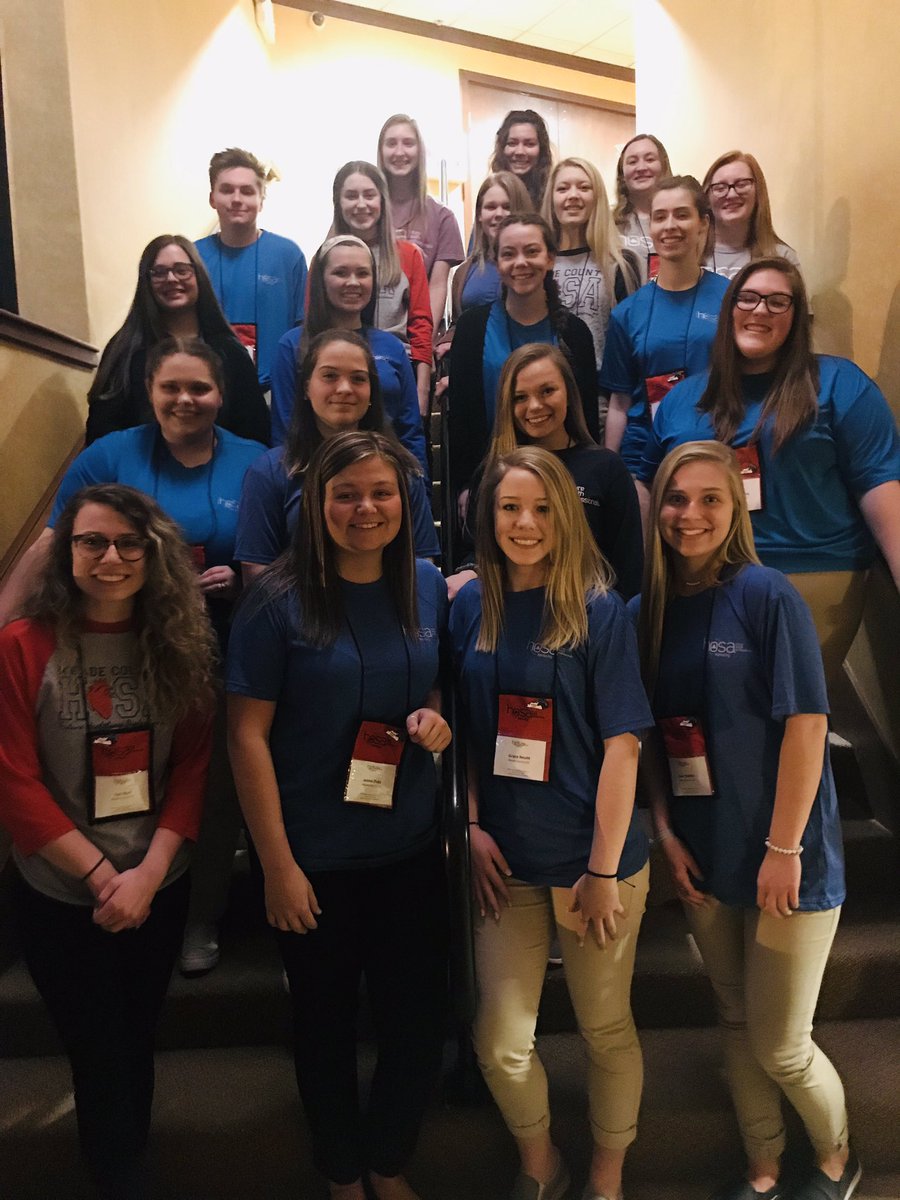 MeadeHosa's tweet photo. HOSA State Competition is underway!  Good luck to our students who are representing our chapter!  #meadehosa #kentuckyhosa #alloneallin @MEADECOUNTYHIGH https://t.co/un6i7ySTKP