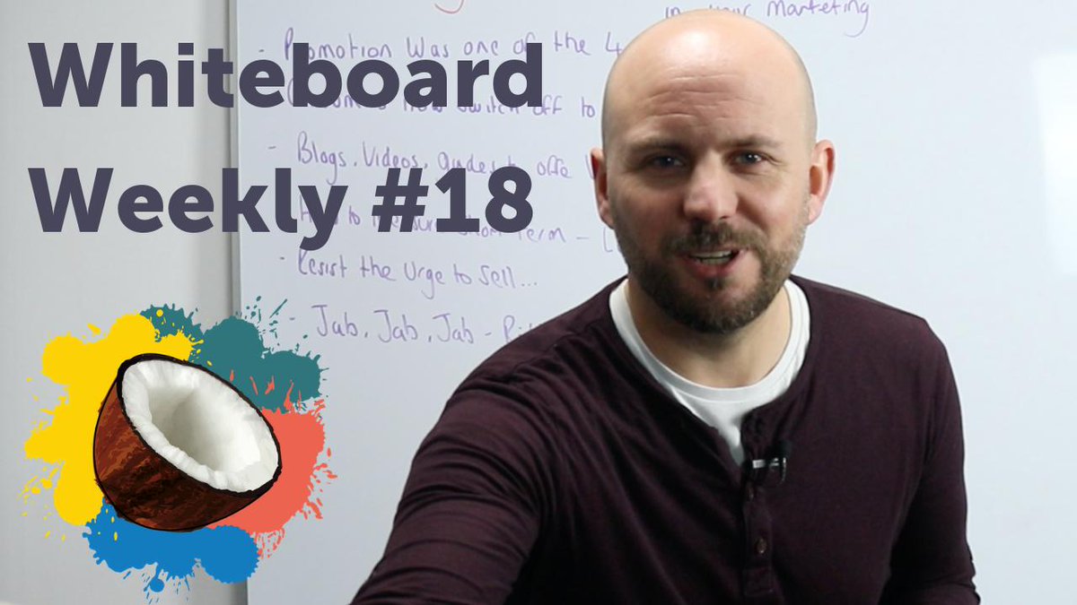 coco_franchise's tweet photo. #WhiteboardWeekly #18 is here! This week @adslovelock is talking about educating rather than promoting, in your marketing. Click here to watch the full video 👉 https://t.co/KdH1oXsebz #coconutcreatives #marketing #marketingtips #emailmarketing #videomarketing #marketingagency https://t.co/pwdFkondUi