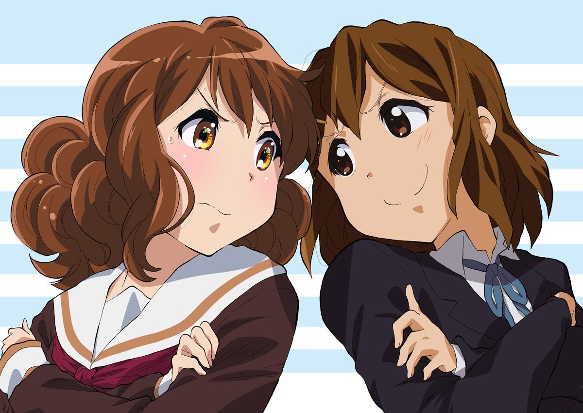 Yui Is Love I Love This Crossover I Just Started Watching Hibike Euphonium Too So The Timing Is Perfect Personally I D Have To Say Light Music Wins This Standoff But