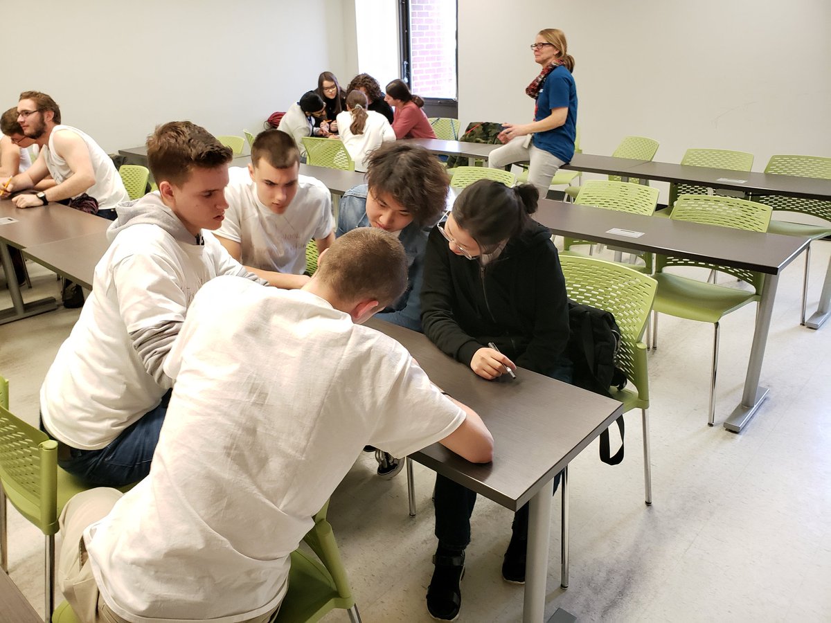 knox_science's tweet photo. Knox at the Long Island Physics Olympics, currently in progress. #fermiquestions #physicsolympics #getthatdub https://t.co/UAlH2KfEbg