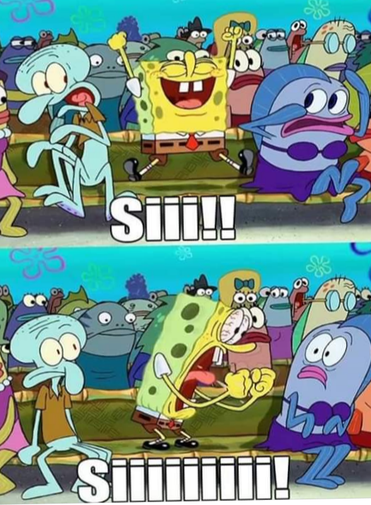 - ya están felices con su frío del orto? 
Yo:
