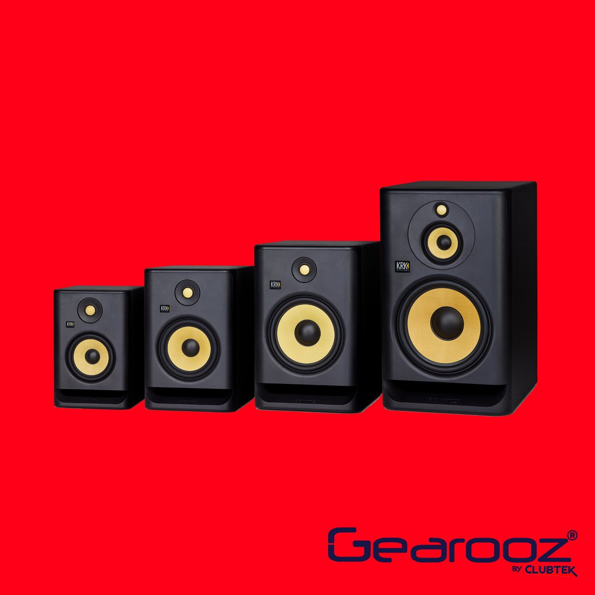 gearooz's tweet photo. We really like the look of the new range of @KRKSYS  Rokit's. The G4 range is on Gearooz to preorder with bundle prices. Click the link to see more >

https://t.co/dWy34U6u1g https://t.co/tJDI13nGTM