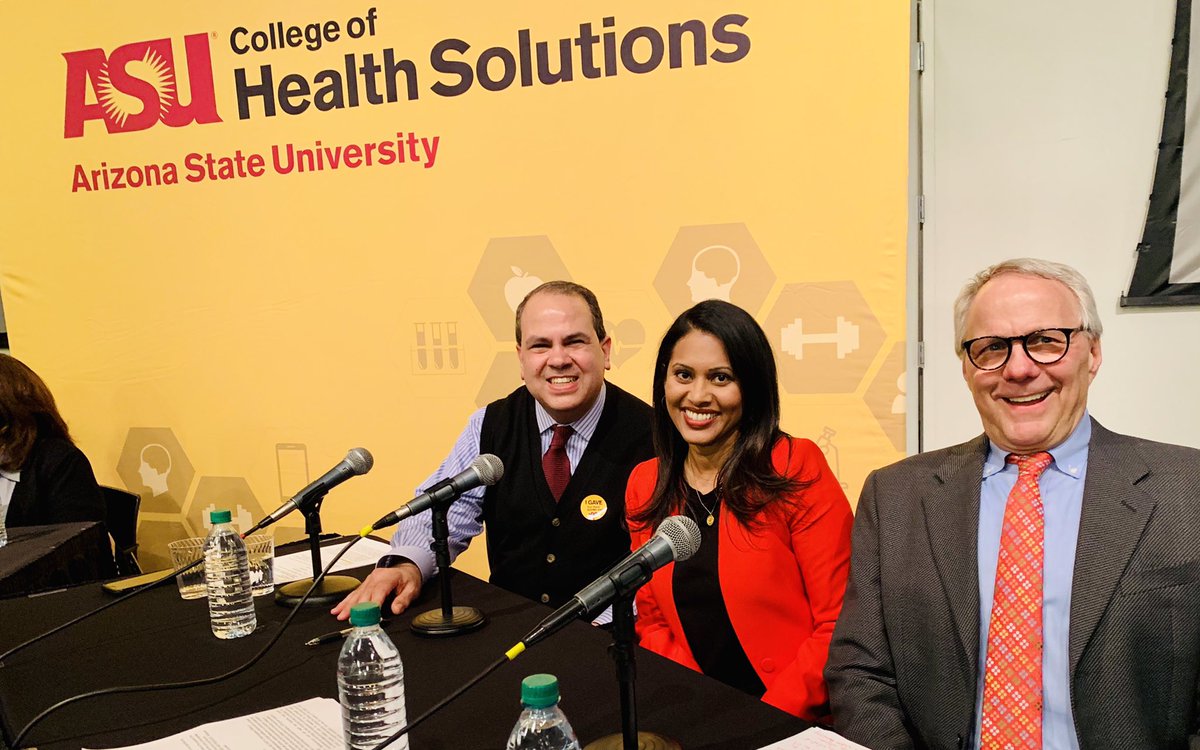 SwapnaReddy01's tweet photo. Thankful for thoughtful, honest #ASUHealthTalks on #MaternalMortality. 100+ crowd, she-ro panel @lindagoler @DocPhx Toni Means, partners @CSRDatASU, fab co-fac @jsirven Greg Mayer, @asuhealth team + student producers! @HonorHealth @AZDHS @blkwomenshealth #WomensHistoryMonth https://t.co/eWYPLGEhoO