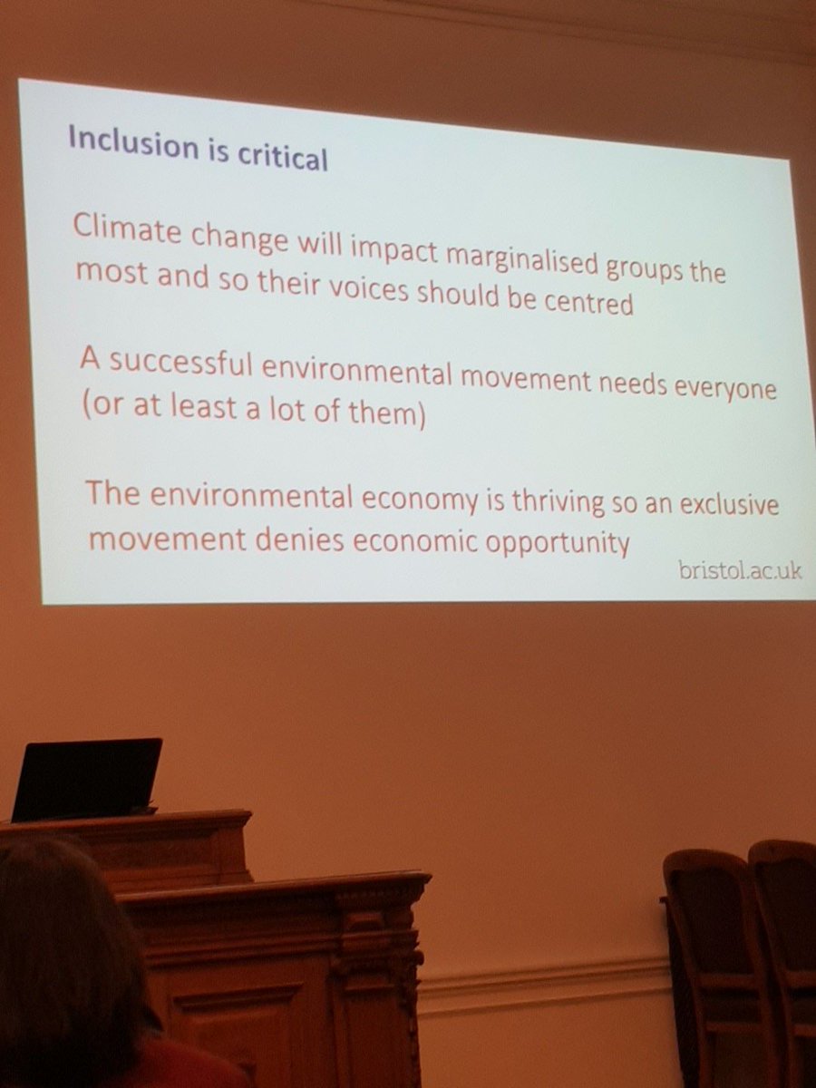 TheMuseumOfLiz's tweet photo. More inspiring messages at #LSDiv @LinneanSociety today - @rpancost on the need for #inclusion in the environmental sector based on experiences of the Green & Black project at #Bristol
#Climatechange #diversityandinclusion https://t.co/VyvkFkq7go