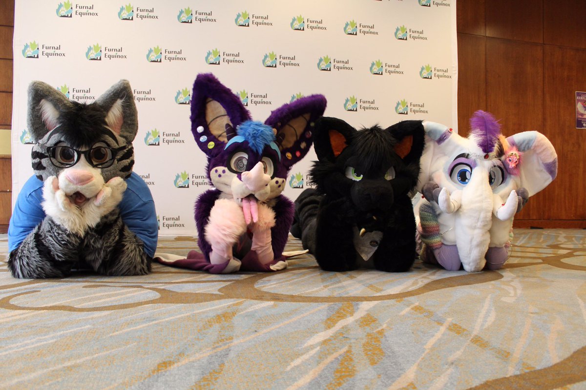 Elephabulous's tweet photo. ELK FAM BEST FAM 💪❤️            It was so nice seeing you all again ahhh, can’t wait for next year already!!!                                   #FE2019 #fursuitfriday                                       ✂️: @elk_craft                                    📷: @FeyWindwalker https://t.co/Nc6WBxzPux