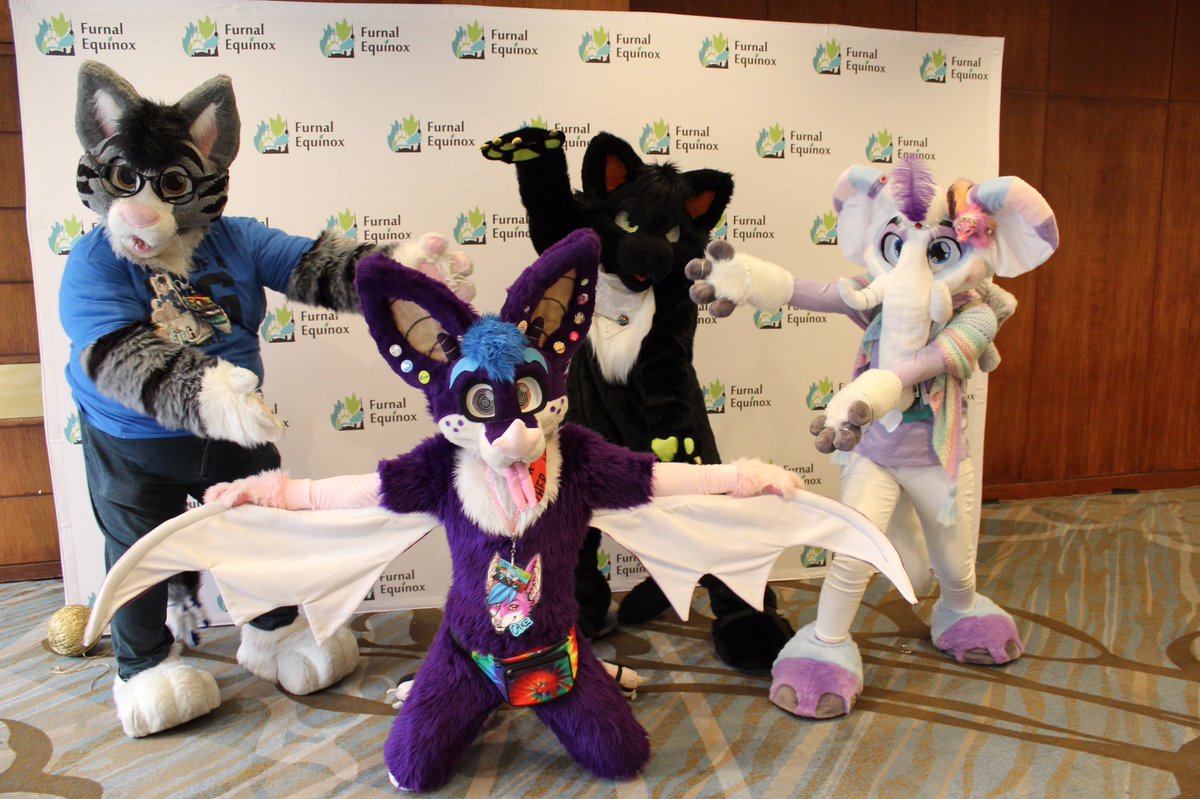 Elephabulous's tweet photo. ELK FAM BEST FAM 💪❤️            It was so nice seeing you all again ahhh, can’t wait for next year already!!!                                   #FE2019 #fursuitfriday                                       ✂️: @elk_craft                                    📷: @FeyWindwalker https://t.co/Nc6WBxzPux