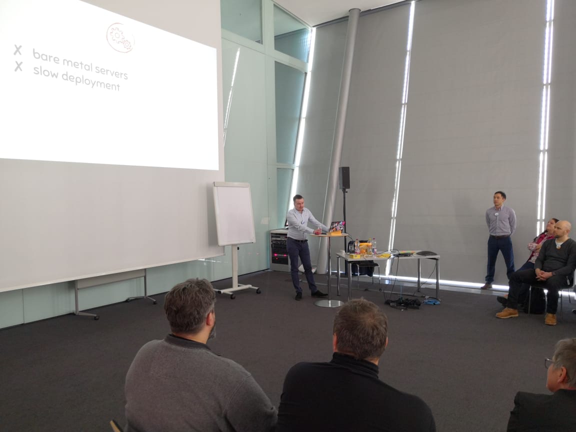 tsystemsrus2019's tweet photo. Open session "Make Ops not Oops" #tscd19 #telekomwall #peoplemakeithappen #tsystemsrus https://t.co/zkgl3qMzkl
