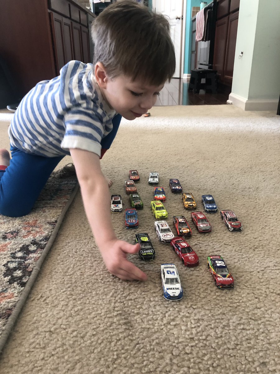 nateisawesome's tweet photo. @NASCAR @MartinsvilleSwy Landon is hoping Sunday’s race is as exciting as his race this morning! https://t.co/V0baGPfJYw