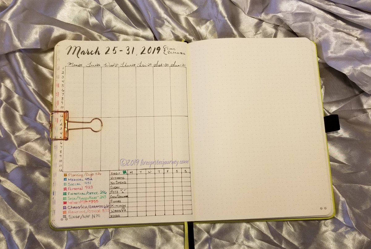 TakingSideRoads's tweet photo. Thought I'd try something different next week to better see where my time is slipping away to, #timeblocking in my @dingbatsnotebooks Earth Series A5+ Notebook. It's the perfect size, just the couple of extra columns that I needed. https://t.co/ijrZpOf6K7