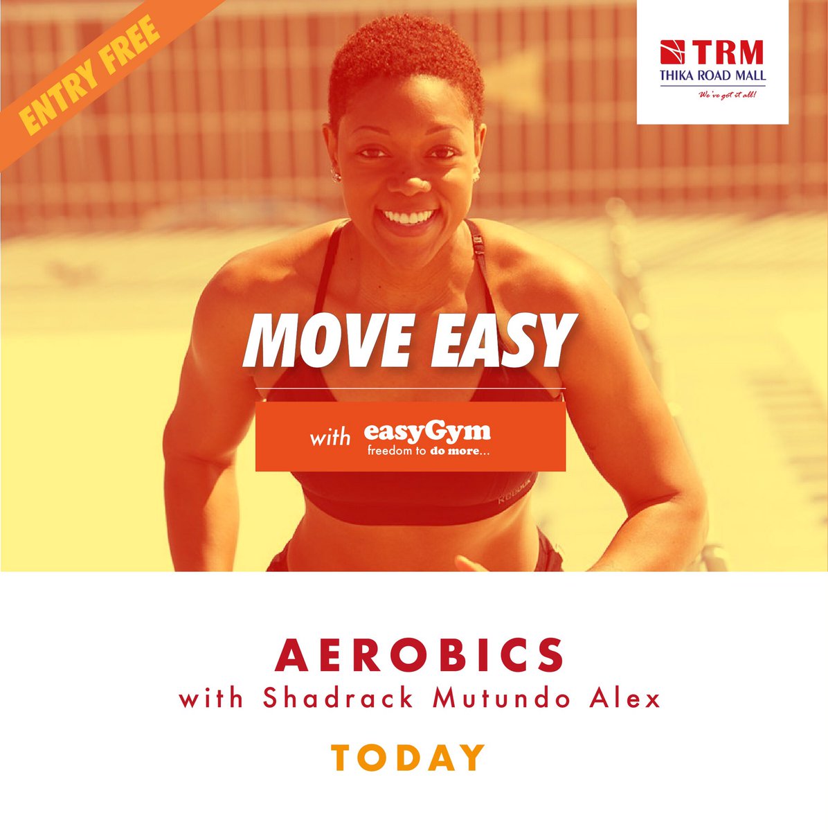 easygymke_'s tweet photo. See you in an hour for #MoveEasy with @fit_n_well_kenya ππΎ!
#Pack45 #everyminutecounts
#easyGymTRM #openingApril #easyGymKenya #easyGymKE #easyGym #fitfamkenya #domore #freedomtodomore #WatuWaeasyGym https://t.co/nilLpFvpy1