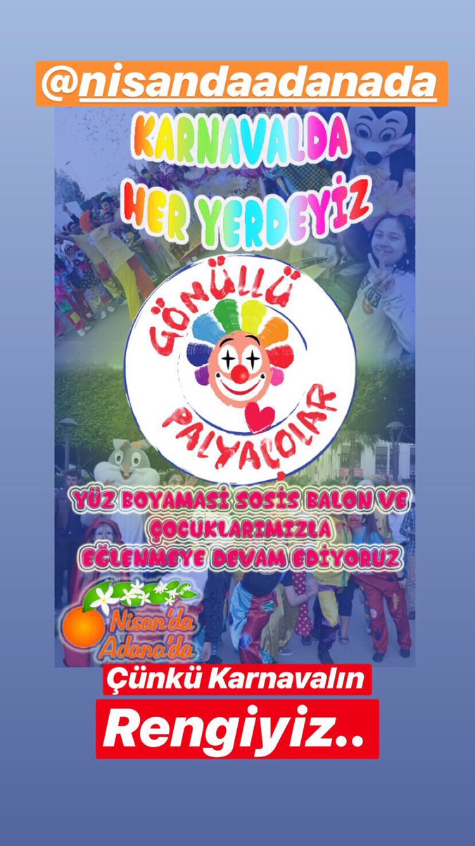 Gönüllü Palyaçolar Adana (@gpa2010_gp) on Twitter photo 