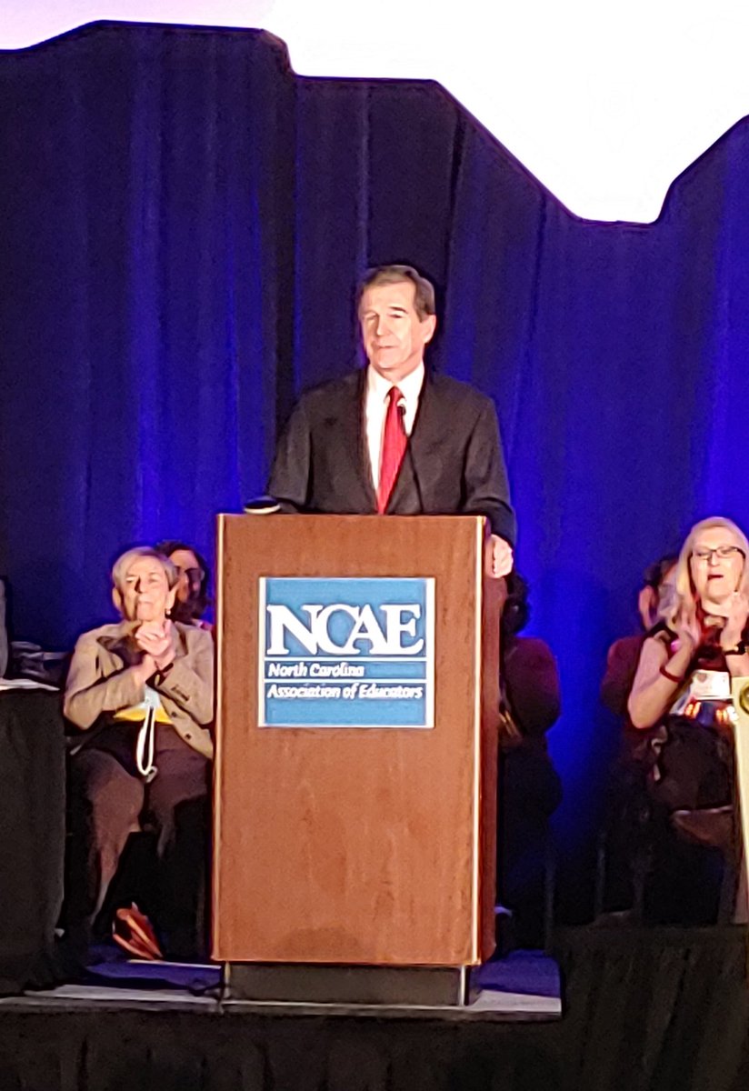 workethichockey's tweet photo. NCAE moves for Public Education #RedForEd #NCAE https://t.co/vJNh2JkVru