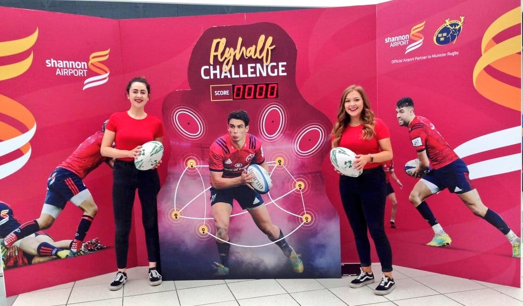 ShannonAirport's tweet photo. The #ShannonAirport Flyhalf Challenge is kicking off this Saturday in the Parkway Shopping Centre !
Take the challenge, grab the ball and test your skills with the targets
Tag ShannonAirport using the #FlyHalfChallenge with your score!
Weโre #BackingMunster #shannonairport https://t.co/E1WC6dkk1W