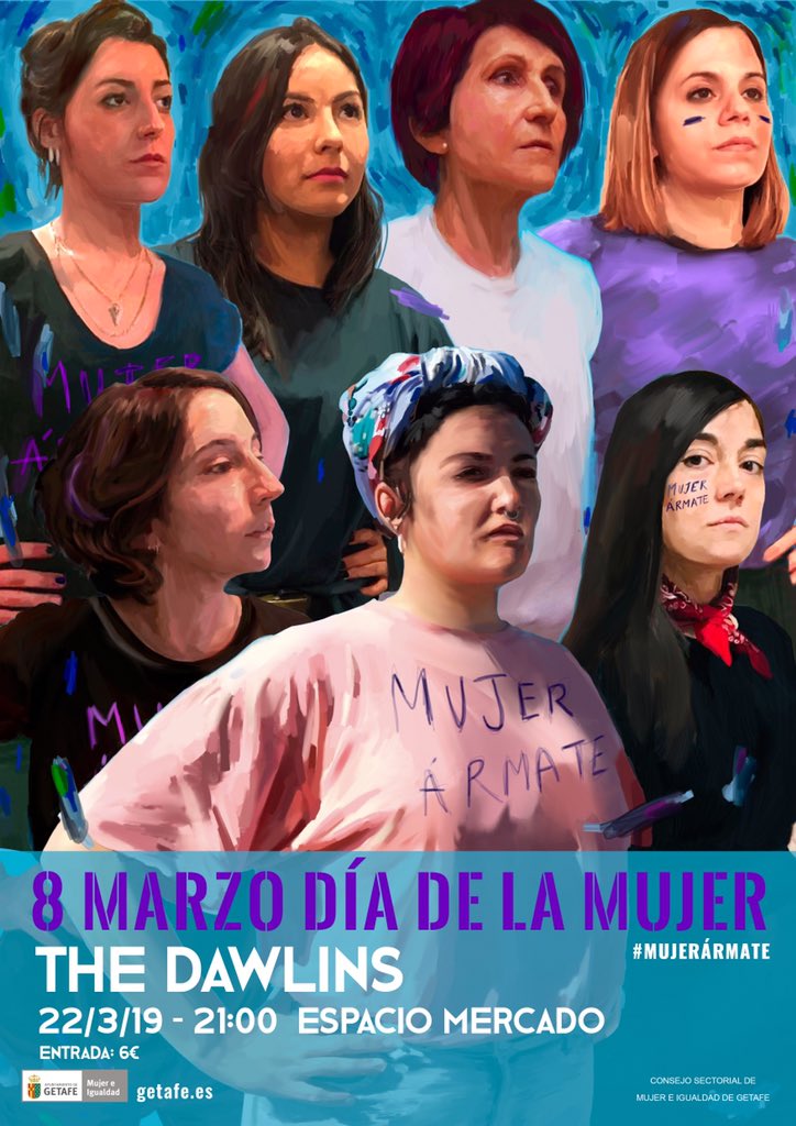 No os podeis perder esta noche en #EspacioMercado de #Getafe a <a href="/Thedawlins/">The Dawlins</a> en la programacion de <a href="/Getafe8Marzo/">8M Getafe ♀️</a>