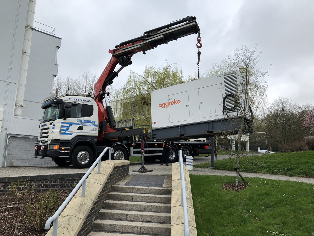 Generator delivery, must be tuco time at Warwick Conferences. #tucocomps