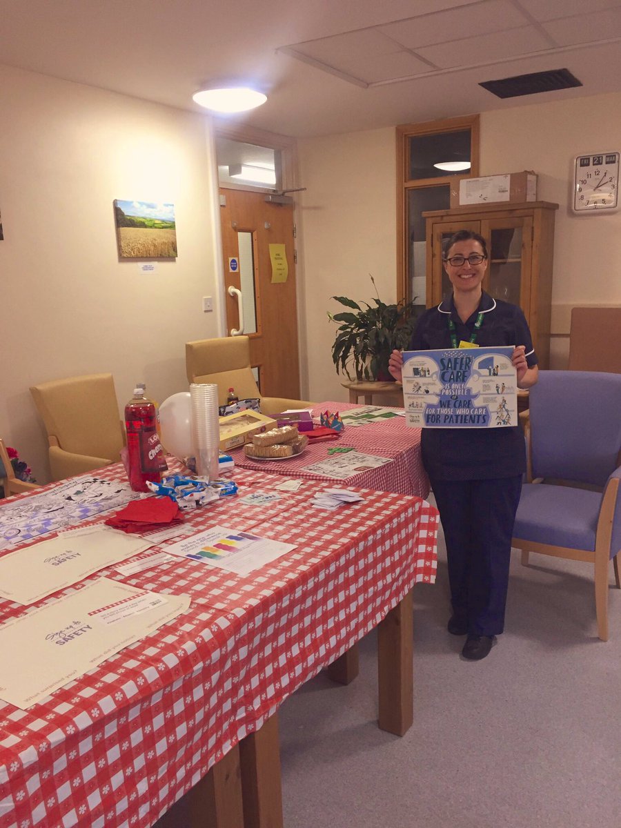 Looking forward to our first Kitchen table at South Molton Community Hospital! #NKTW2019 #KitchenTableOnTour @SignUpToSafety @ndht @BellGus  @DAllcorn #PatientSafety @teresa_sturm @Emma_Townsend_