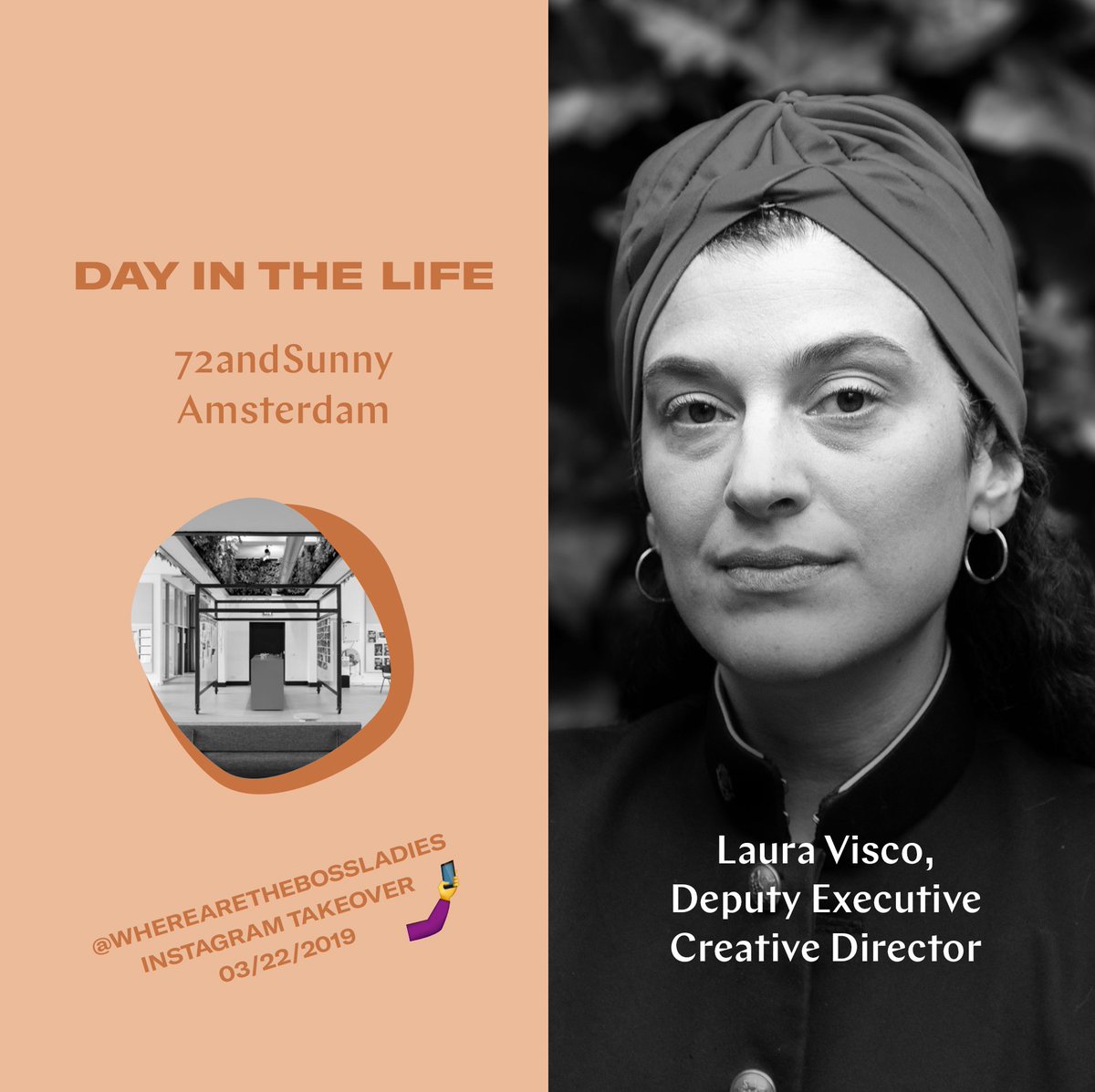 bossladieswhere's tweet photo. "We shouldn't hire female creatives because it looks bad on a picture of all male hires—but because they're fucking amazing at their job." Watch today's IG takeover by Laura Visco, ECD @72andSunny Amsterdam &amp; co-founder of #InvisibleCreatives 🔥➡️ https://t.co/Y4ldu7Dx8T https://t.co/1FaFvI4kjS