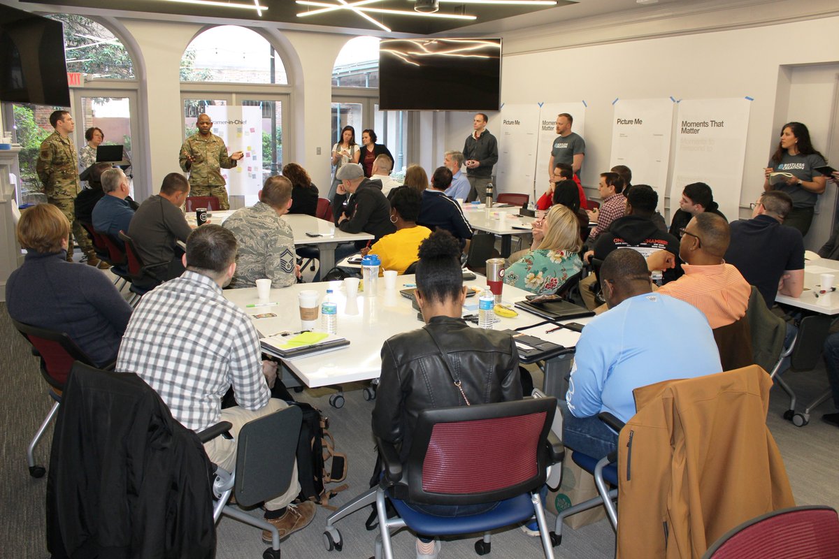 AirForceBES's tweet photo. Over the course of three days, nearly 50 BES personnel gathered at MGMWERX in Montgomery, AL for an ARMS Design Blitz, focusing on the improvement of agile development and operations #ARMS #DesignBlitz #BES https://t.co/fC9gMF4YvR
