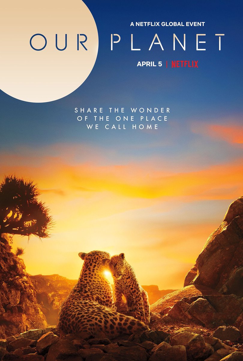 buckingabout's tweet photo. The official posters for Our Planet. Coming to #Netflix April 5th. #wildlife #nature #ourplanet https://t.co/Z72EU1RM6M