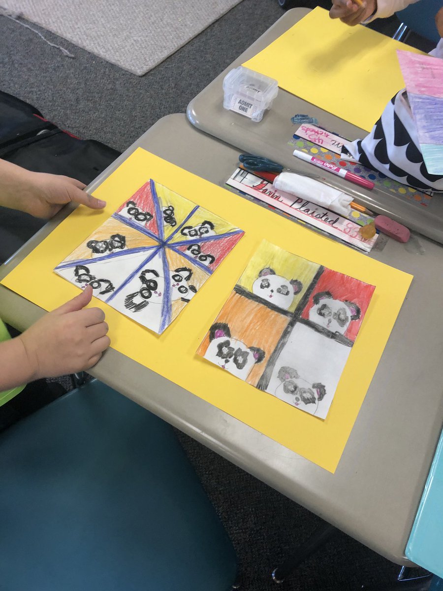 SalemElementary's tweet photo. These art equivalency canvases are #gamechanging in @msadcock1 3rd grade class! https://t.co/yK1uuXQU8x