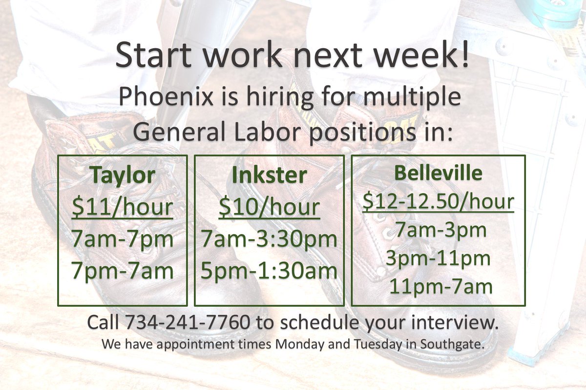 Phoenix Industrial Services, Ltd. (PhoenixSvsJobs) Twitter