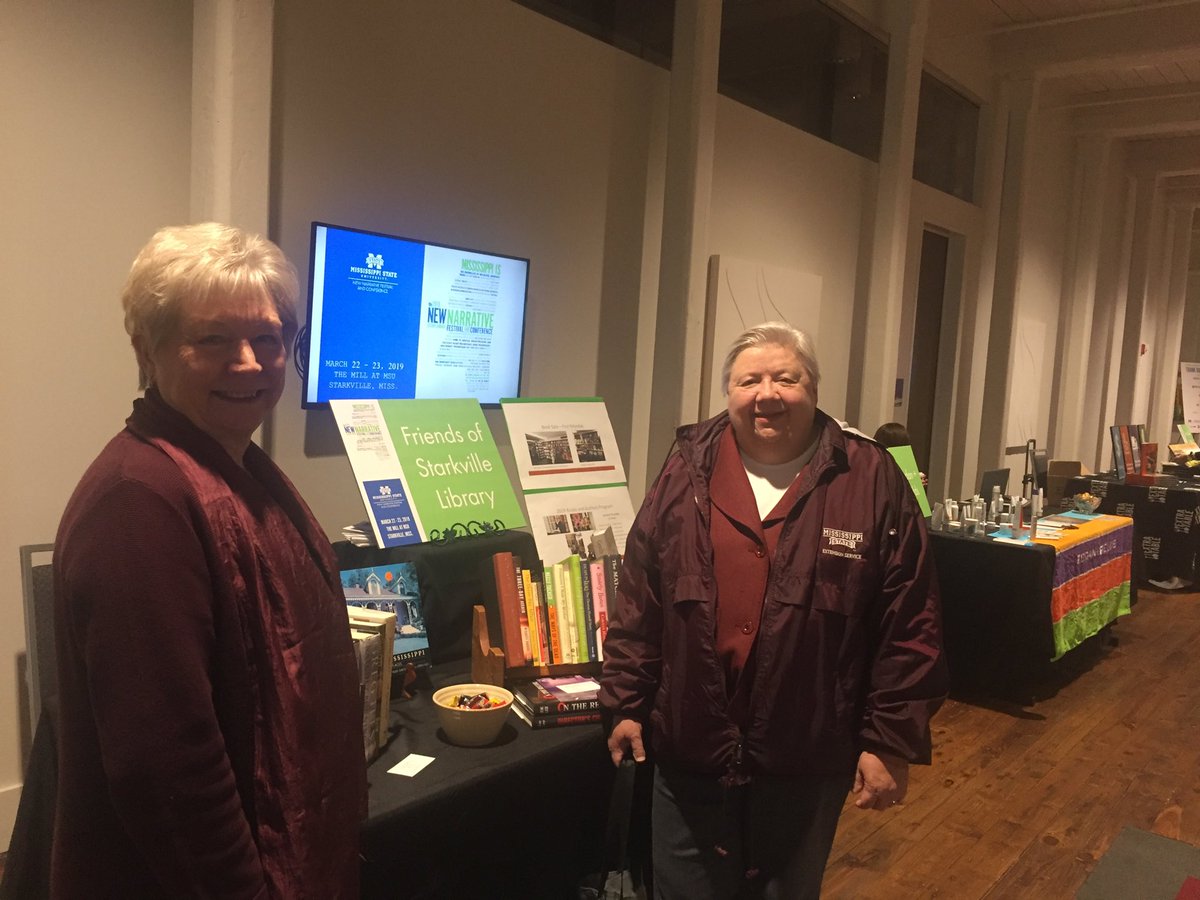 cmforde's tweet photo. Friends of Library shares their contributions to the Starkville community. https://t.co/8t8GfwrFVG