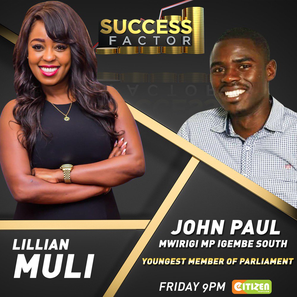 citizentvkenya's tweet photo. John Paul Mwirigi is the youngest MP. The people of Igembe South sent him to Parliament when he was just 23. He had no money and no political 'godfathers'. A simple sweater was his signature look. How did he do it?
Do not miss #SucessFactor with @LillianMuli tonight at 9pm. https://t.co/PyYECME167