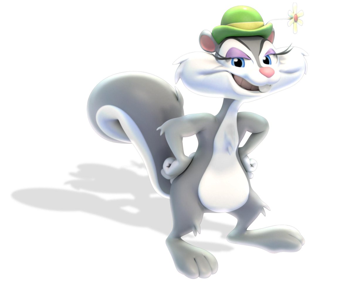 My new model of Slappy Squirrel from Animaniacs. 