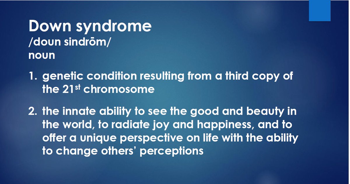 SarahSoell's tweet photo. Let’s continue to celebrate! What’s your definition of Down syndrome? Here’s how you can have an impact. Click the link below. https://t.co/v5ESnjvYak @dsaco_org #crazy4dsaco💙💛 https://t.co/vlJxBIHD1s