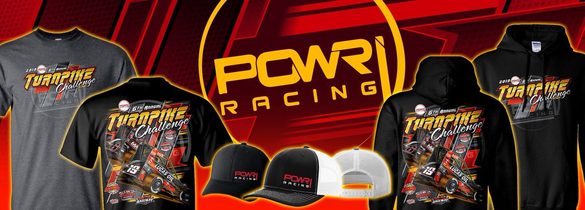 ‼️ FREE POWRi RACING T-SHIRT ‼️

The new #TurnpikeChallenge shirts are hot off the press &amp; you have a chance to win one for FREE!

All you have to do is...
🔺 RETWEET this specific tweet.
🔺 Make sure you FOLLOW <a href="/POWRi_Racing/">POWRi Racing</a>.

A winner will be randomly selected tomorrow morning.