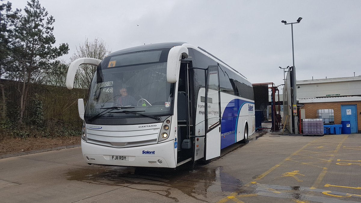 YellowCoaches's tweet photo. Part of being a good operator is helping each other out when needed which is why we have a small group of companies we work with. Today, we helped out our neighbours @SolentCoaches with quick a wash.
#travelpartner #dorset #hampshire #cleancoachhire #cleancoach #colourfulcoaches https://t.co/CKNSac97l7
