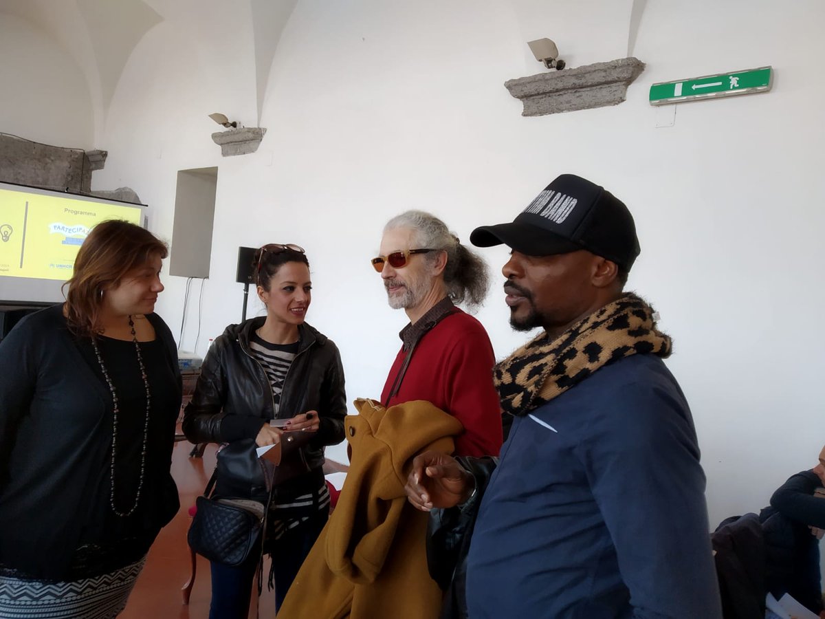 Intersos's tweet photo. Il 20 marzo eravamo a #Bari oggi a #Napoli per presentare il programma #PartecipAzione promosso da @Intersos e @UNHCRItalia per l'inclusione e la partecipazione di associazioni di #rifugiati alla vita sociale ed economica del paese. 
#22marzo https://t.co/8re9oPBQU0