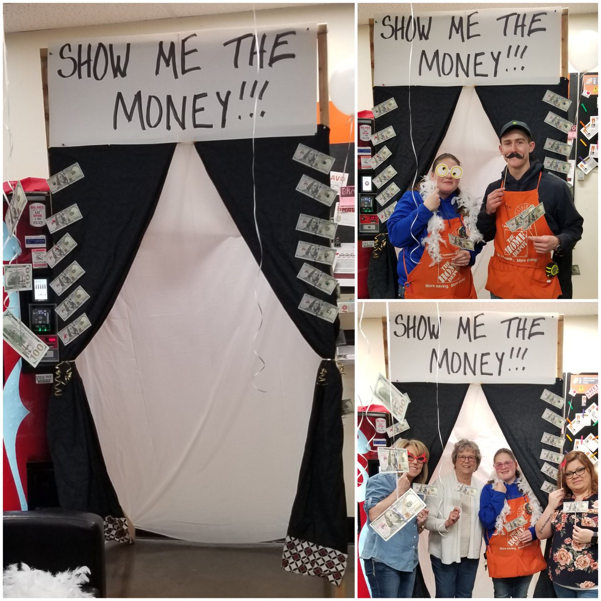 tscates2012's tweet photo. #3906 Celebrating Success Share.#GrilledCheeseBar
#fritochilipie #pizza #showmethemoney #TakingCareOfOurAssociates #MoneyTheme
@AntoinetteW_THD @BrianD25dsTHD @LanceLwilli79 @Sherrie_Rivera1 @RussNichols3911 @Randy3906 @SantinoShaun @lanawarriner https://t.co/10bjFGh3zA