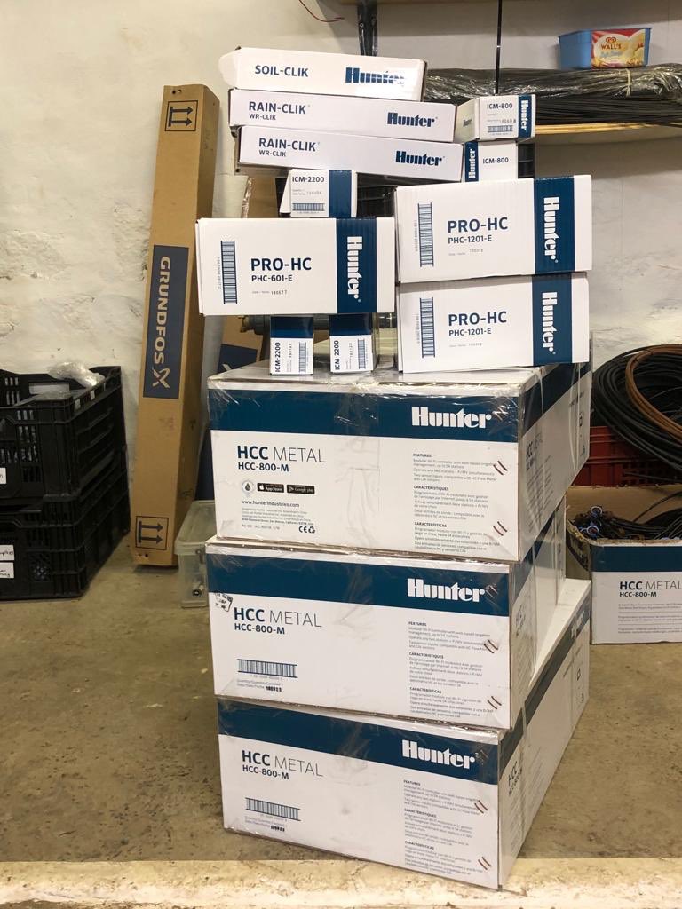 Hydrawise installs in full flow on Jersey with partners LDG Irrigation 👏👏