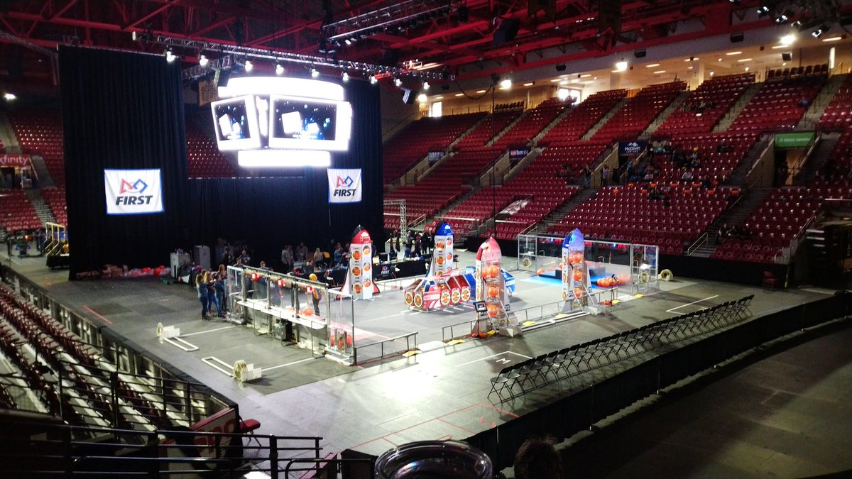 GWHSRobotics's tweet photo. We are super excited for the Colorado Regional to start! Watch us in our 7 quals today on https://t.co/RBAF2gYWw3. 
#omgrobots https://t.co/AJb4cPcPLd