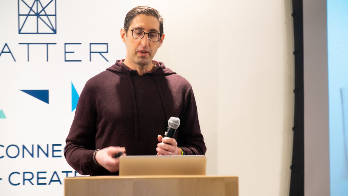 MATTERhealth's tweet photo. "Imagine seeing your child in pain because you didn't make the right care choices." At today's pitch practice, Dan Korelitz shared how his experience with his son's Type 1 diabetes led him to create #HumanCapitalWorks. https://t.co/rpWlqQ0ZSr