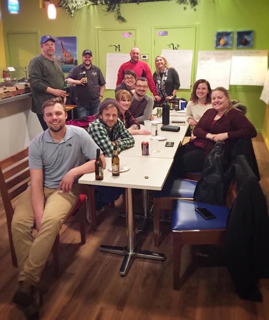 Creative Director Brian Pennington representing DUO with the 2019 Frederick Partnership Summer Movie Night Selection Committee over pizza and beer. 🍕🍺

#frederickmaryland #summermovienights #summeriscoming #community #downtownfrederickpartnership #movies #goodjuju #pizzaandbeer