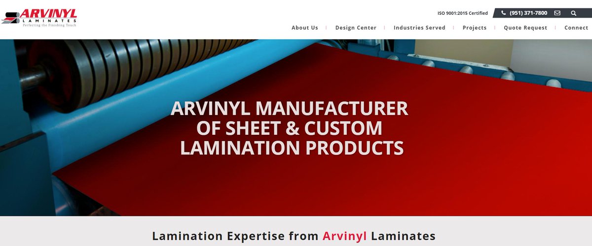 Arvinyl laminates