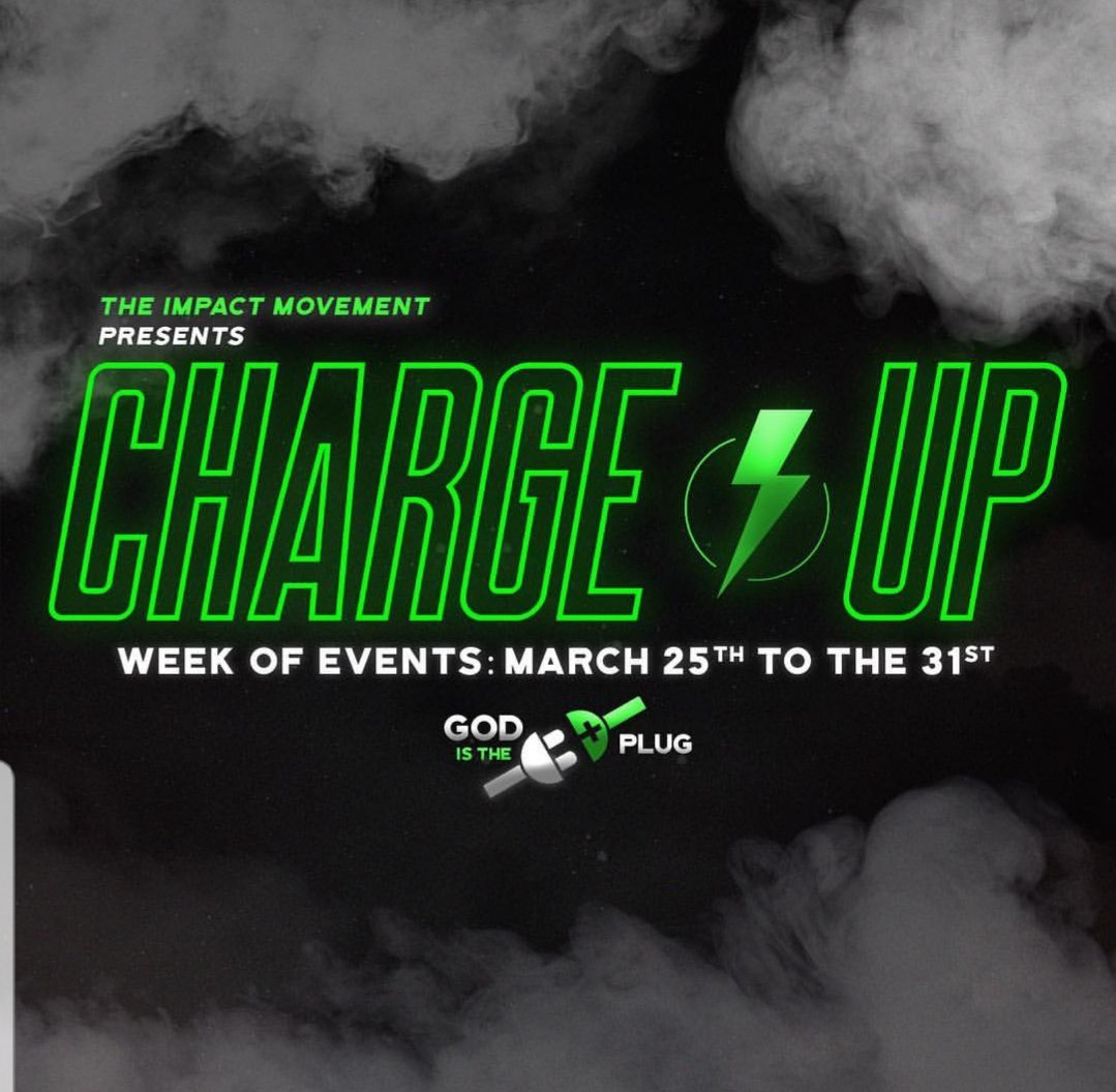 BSU_Impact's tweet photo. Have you heard? Our week of events is starting on Monday. Come get plugged in so you can be charged up 🔌🔋 https://t.co/4bg1OlaRV2