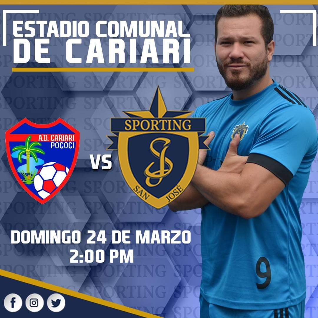 SportingSJ's tweet photo. Vamos juntos a apoyar a nuestros muchachos este domingo contra Cariari Pocosí.... #juntosporelascenso #familiasporting https://t.co/JfpDRqtcNq