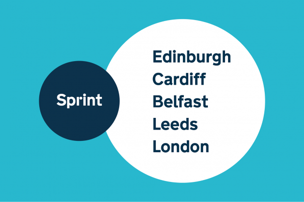 Sprint will be heading to Edinburgh, Cardiff, Belfast, Leeds and London to show how we’re working together to build world-leading digital services. If you’d like to attend please sign up here: gds.blog.gov.uk/2019/03/22/tak…