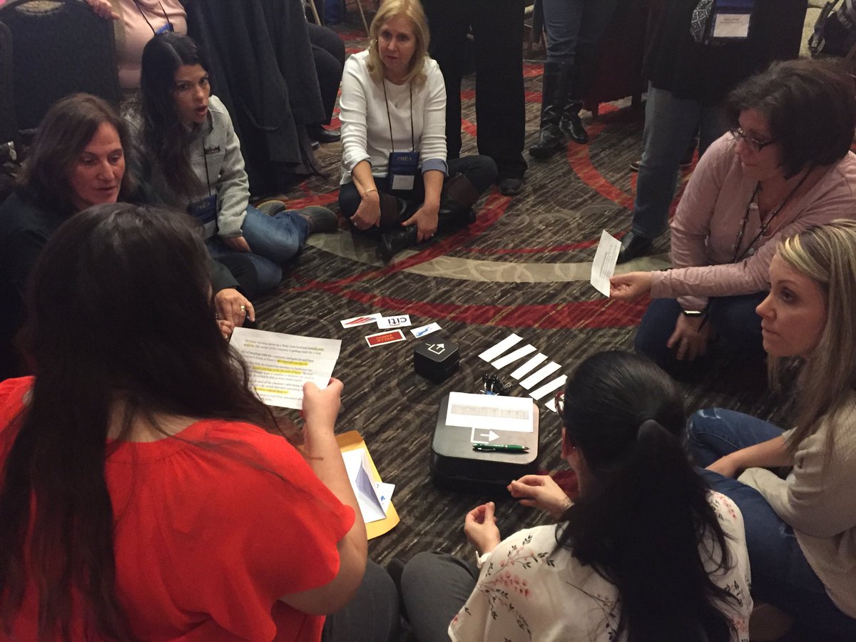 BusiDigiTeach's tweet photo. @wasdspotlight @wasdsuper Wellsboro among the Business Ed teachers attempting to catch a financial criminal by breaking out clues. #pbea #bloomu https://t.co/LorjpPXurX
