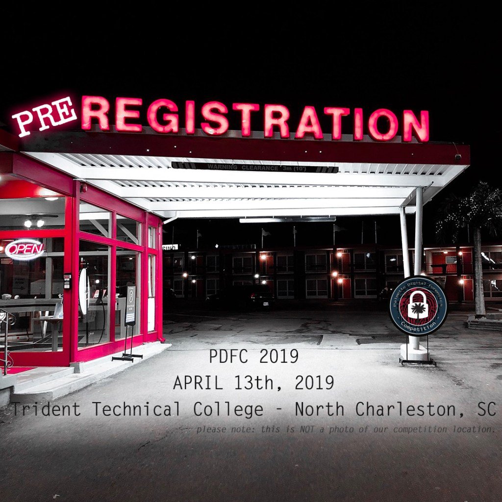 palmettodfc's tweet photo. PDFC 2019 Registration Update https://t.co/Tnfij1qFlS https://t.co/za26tmBxtb