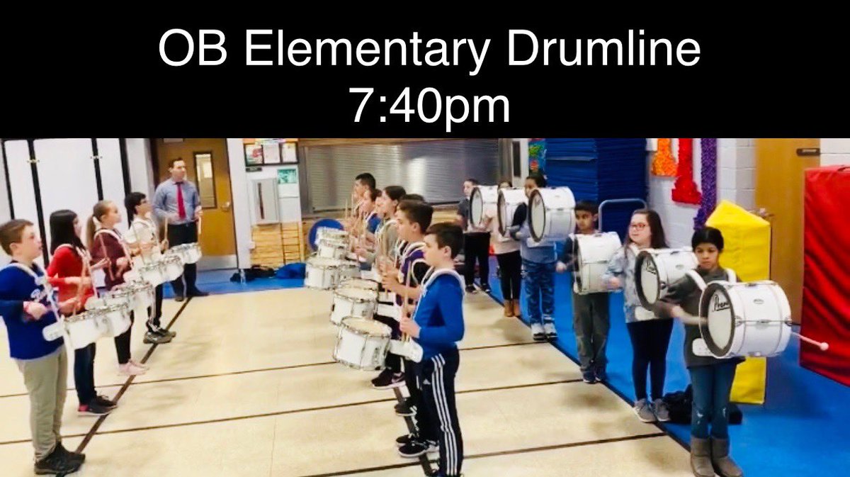 OBHSPerc's tweet photo. Come out to our @usbands indoor show tomorrow!  😎🥁 https://t.co/BaOfgZ8ZSW