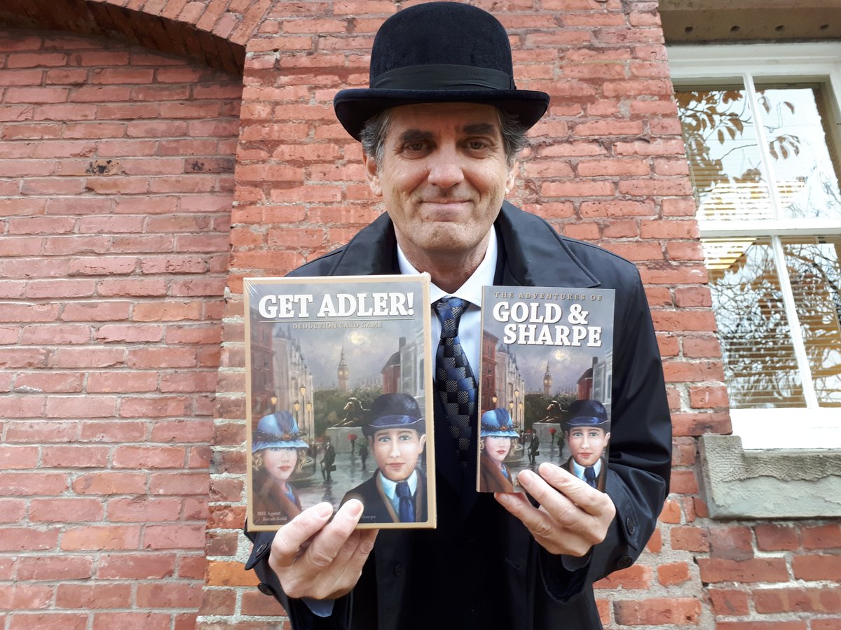 _capergames's tweet photo. 'Get' your Get Adler! Deduction Card Game signed this weekend by the designer. #capcitycomic #boardgames #deduction #gamers #families #capergames https://t.co/IavCP454Rc