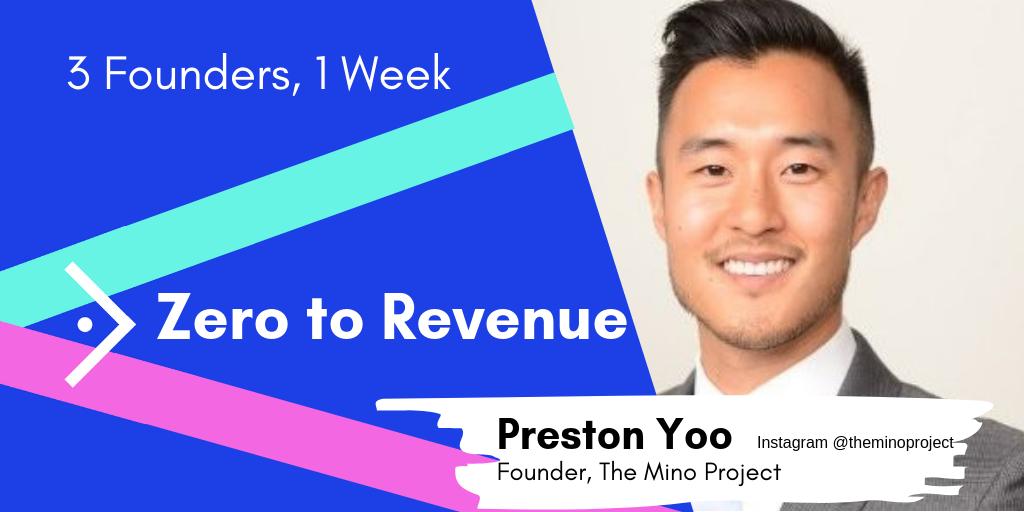 Happening Now: Traveling the world and making an impact with #Founder of The Mino Project, Preston Yoo. #investors #Startups 
🎥 buff.ly/2TR71Y0