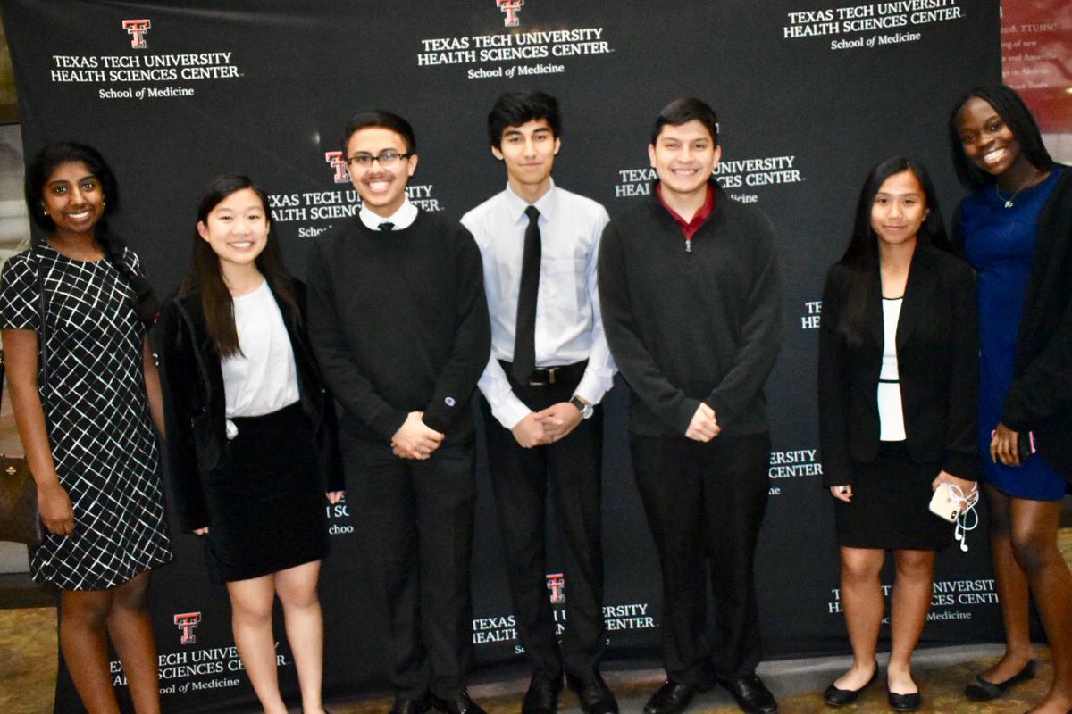 WeissCte's tweet image. HOSA students from Weiss and Connally present research projects at Latino Medical Students Association Conference at Texas Tech this week. @pfisd @HendrixTraci @DougKillian @BrianODawson