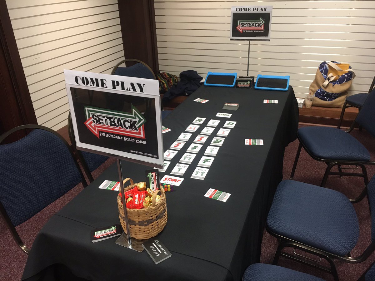 SetbackGame's tweet image. Come play Lexington Comic &amp;amp; Toy Con! #LexCon2019
Kickstarter coming 3, 25, 2019. Go to SetBackTheGame.com for info and a chance to Win Stuff!
#SetBack #BoardGame #CardGame #NewGame #KickStarter #KickStarterComingSoon #boardgamegeek #SetBackTheGame #TabletopGame #SetBacker