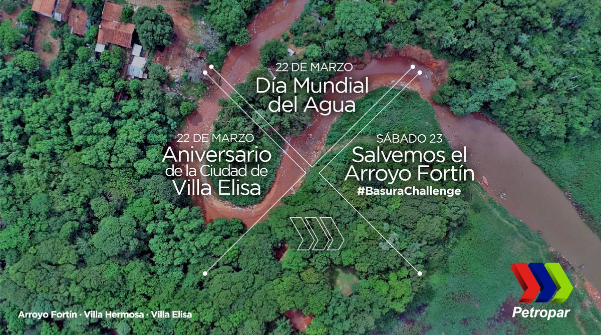 Petropargov's tweet photo. El AGUA es indispensable para la vida del Planeta. Por eso, en honor al día mundial del agua y el aniversario de la querida Villa Elisa, salvemos al arroyo Fortín!! 

Estiremos para el mismo lado!
El agua que desperdicies hoy, es la que necesitarás mañana! 🚰
#AguaRecursoValioso https://t.co/EAdqTdacDQ